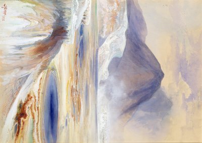 Mammoth Hot Springs, Yellowstone, 1872. alkotó: Thomas Moran