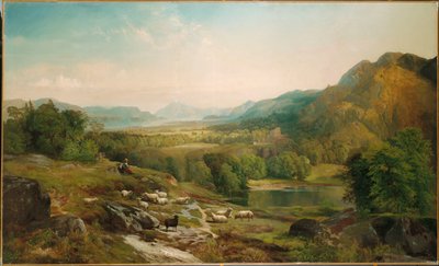 Minding the Flock, 1867 körül alkotó: Thomas Moran