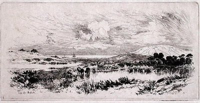 Montauk tavak, Long Island alkotó: Thomas Moran