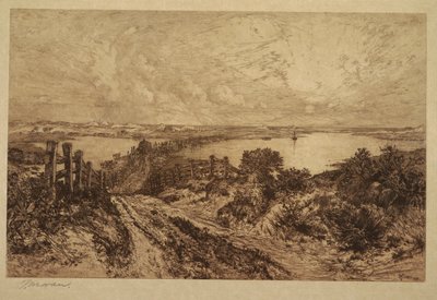 Reggel, Hook Pond, East Hampton alkotó: Thomas Moran