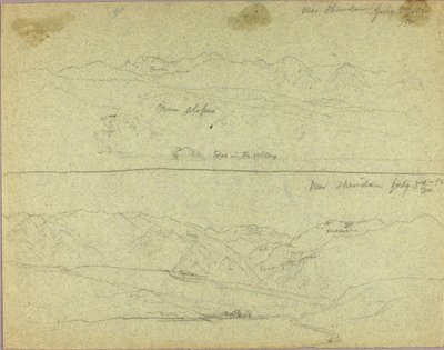 Sheridan közelében, 1892. július 3. alkotó: Thomas Moran