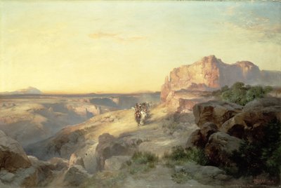 Red Rock Trail, Dél-Utah, 1913 alkotó: Thomas Moran