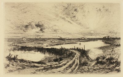 Napkelte – A tó, East Hampton alkotó: Thomas Moran