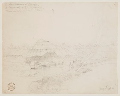Dakota rossz földjei alkotó: Thomas Moran