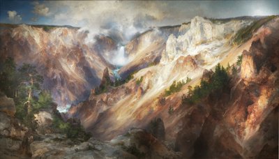 A Yellowstone Grand Canyon alkotó: Thomas Moran