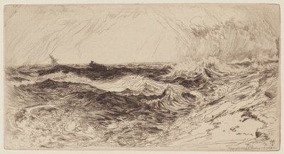 A zengő tenger alkotó: Thomas Moran