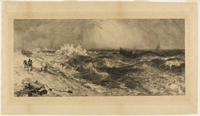 A zengő tenger alkotó: Thomas Moran
