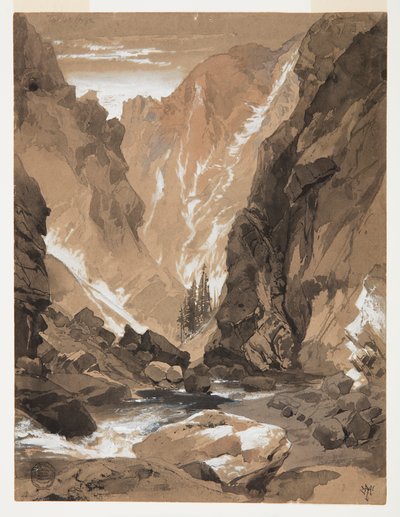 Toltec Gorge, Colorado alkotó: Thomas Moran
