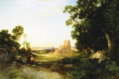 Tula, Mexikó ősi fővárosa, 1908 alkotó: Thomas Moran