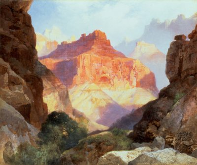 A Vörös Fal alatt, Arizona Grand Canyonja, 1917 alkotó: Thomas Moran
