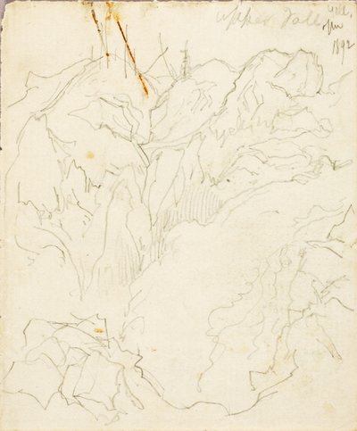 Felső vízesés, Yellowstone alkotó: Thomas Moran