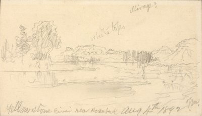 Yellowstone folyó, Rosebud közelében alkotó: Thomas Moran