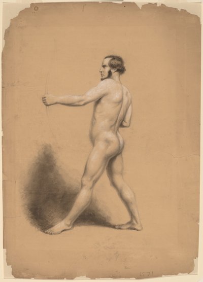 Íjász, akttanulmány alkotó: Thomas Nast