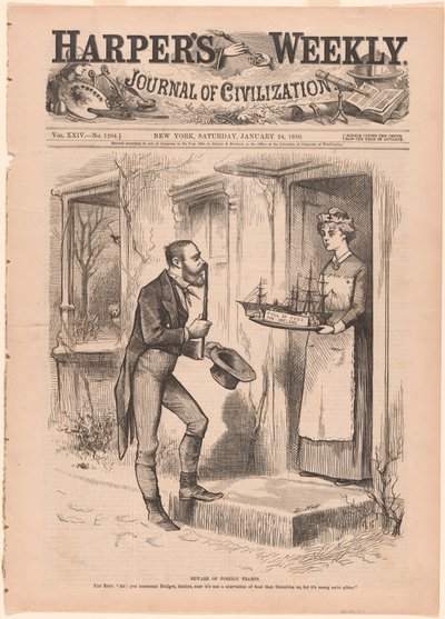 Óvakodjatok a külföldi csavargóktól alkotó: Thomas Nast