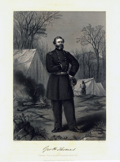 "George H. Thomas tábornok" (Unió) alkotó: Thomas Nast