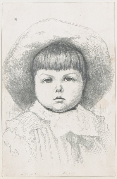 Cyril Nast gyermek portréja, 1879 után, 1879 után. alkotó: Thomas Nast