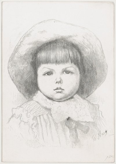 Cyril Nast gyermek portréja, 1879 után, 1879 után. alkotó: Thomas Nast