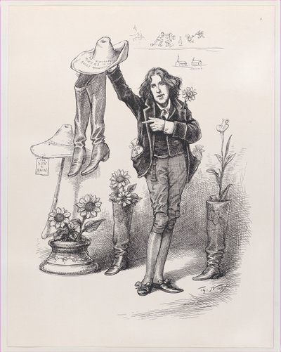 Wilde rajtunk. Something To Live Up To Amerikában, 1882. június 10., 1882. június 10. alkotó: Thomas Nast