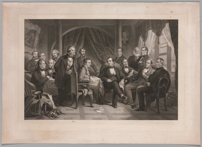 Washington Irving és irodalmi barátai Sunnyside-ban alkotó: Thomas Oldham Barlow