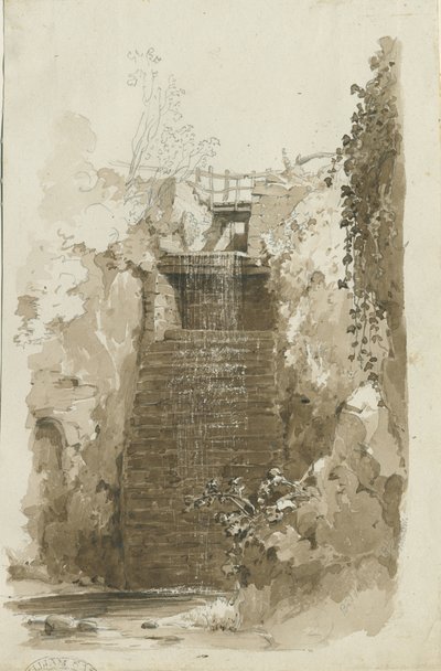 Biddulph – vidéki nézet: toll- és mosórajz, 1837. június 8. (rajz) alkotó: Thomas Peploe Wood