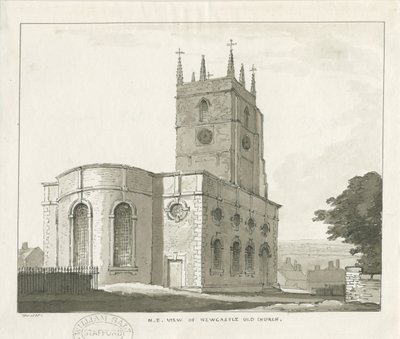 Newcastle-under-Lyme – "St. Giles, az apát" alkotó: Thomas Peploe Wood
