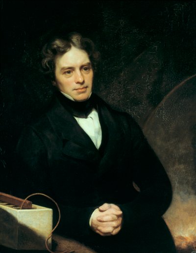 Michael Faraday angol kémikus és fizikus, 1842 alkotó: Thomas Phillips