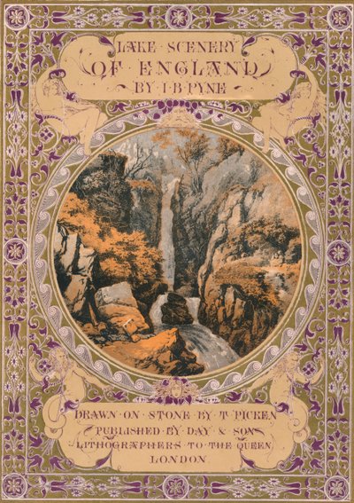 J. B. Pyne 1850-es évekbeli frontispiece to Lake Scenery of England. alkotó: Thomas Picken