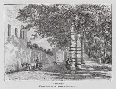 Il Frontone (metszet) alkotó: Thomas Robert Macquoid