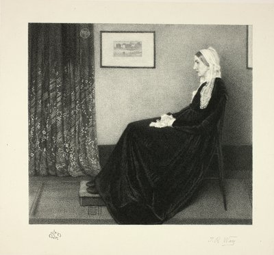 Szürke és fekete színű elrendezés: Whistler után. alkotó: Thomas Robert Way