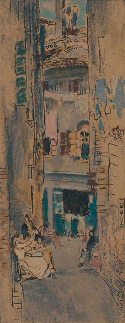 Bead Stringers, Velence, 1904 alkotó: Thomas Robert Way