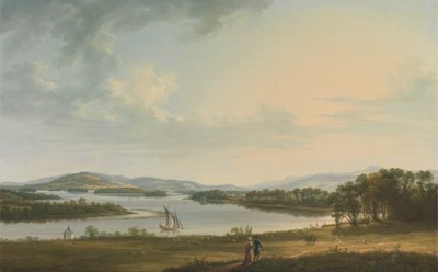 Knock Ninney és Lough Erne Bellisle-ből, Fermanagh megyéből, Írországból alkotó: Thomas Roberts