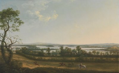 Lough Erne a Knock Ninney-ből, Bellisle-lel a távolban, Fermanagh megyében, Írországban alkotó: Thomas Roberts