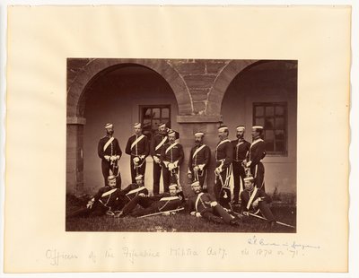 A Fifeshire-i milícia tüzérség tisztjei alkotó: Thomas Rodger