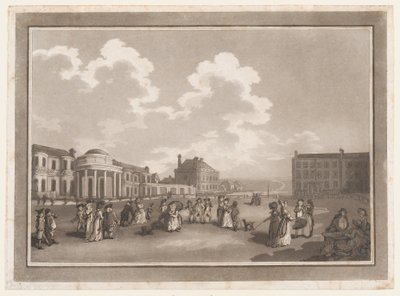 The Steine Kirándulás Brighthelmstone-ba, 1790. június 1., 1790. június 1. Alkotók: Thomas Rowlandson, Samuel Alken. alkotó: Thomas Rowlandson, Samuel Alken