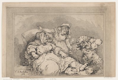 Bowd on her Last Legs, 1792., 1792. alkotó: Thomas Rowlandson