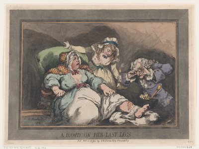 Bowd on her Last Legs, 1792. október 1., 1792. október 1. alkotó: Thomas Rowlandson