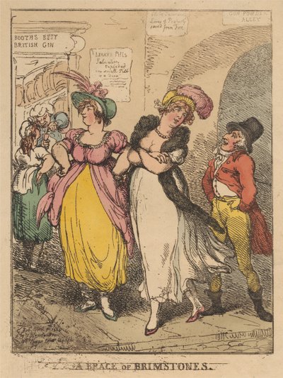 Két kénköves lepke alkotó: Thomas Rowlandson