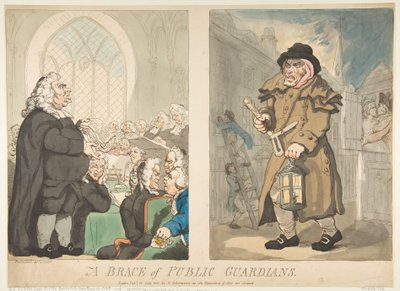 A közgondnokok karkötője, 1800. július 10. alkotó: Thomas Rowlandson