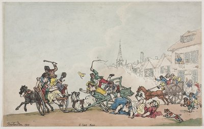 Kocsiverseny alkotó: Thomas Rowlandson