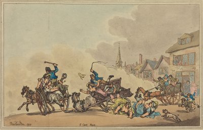 Kocsiverseny alkotó: Thomas Rowlandson
