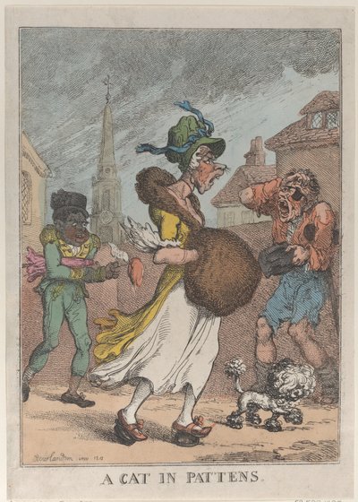 Egy macska Pattensben, 1812., 1812. alkotó: Thomas Rowlandson