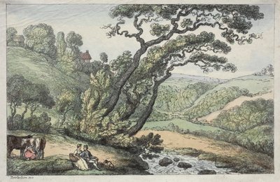 Cornish kilátás alkotó: Thomas Rowlandson