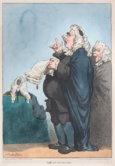 Tanácsos [sic], 1801. január 1., 1801. január 1. alkotó: Thomas Rowlandson