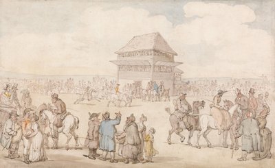 Egy zsúfolt lóverseny alkotó: Thomas Rowlandson