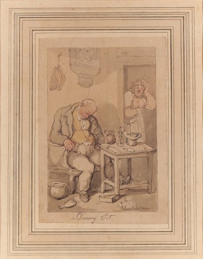 A Drowsy Sot alkotó: Thomas Rowlandson