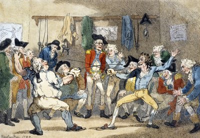 Vívómeccs alkotó: Thomas Rowlandson