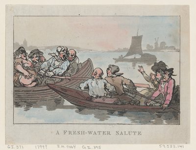 Édesvízi üdvözlet, 1799., 1799. alkotó: Thomas Rowlandson