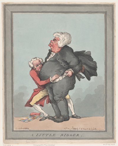Egy kicsit nagyobb, 1819. május 18., 1819. május 18. alkotó: Thomas Rowlandson