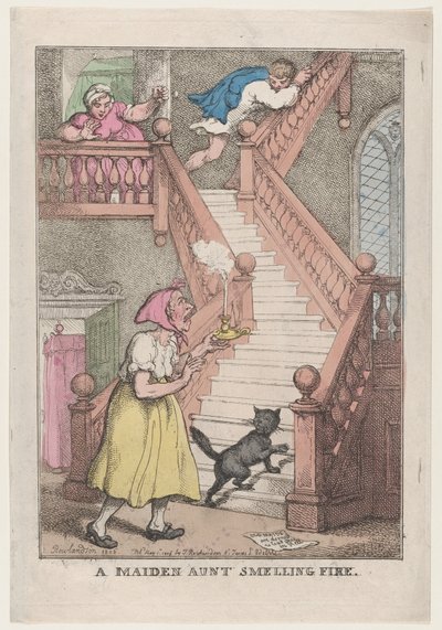 Tűzszagú leánynéni, 1806. május 4., 1806. május 4. alkotó: Thomas Rowlandson