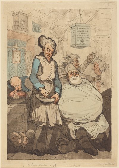 A Penny Barber alkotó: Thomas Rowlandson